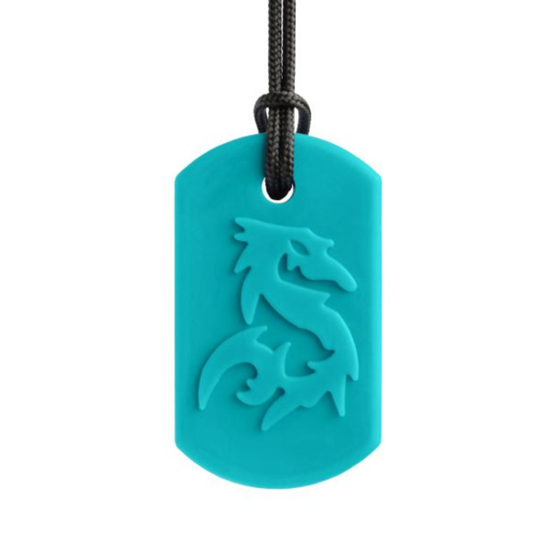 ARK's Dragon Bite® Chew Necklace - Teal - XT image 0